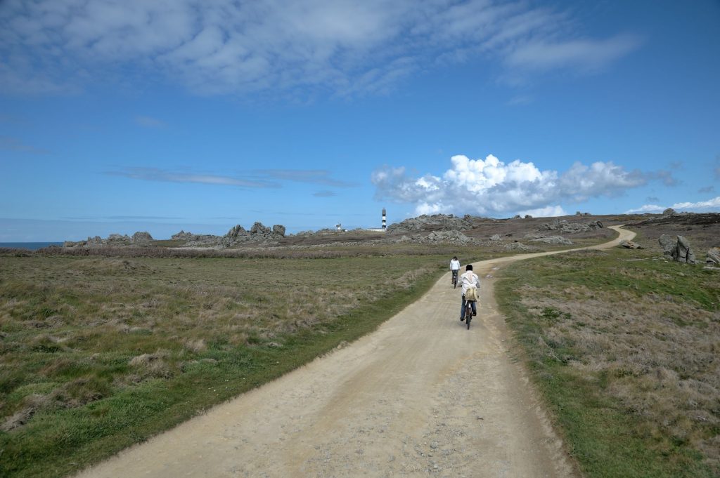 Tour de la Bretagne à — vélo sur chemin côtier en Bretagne