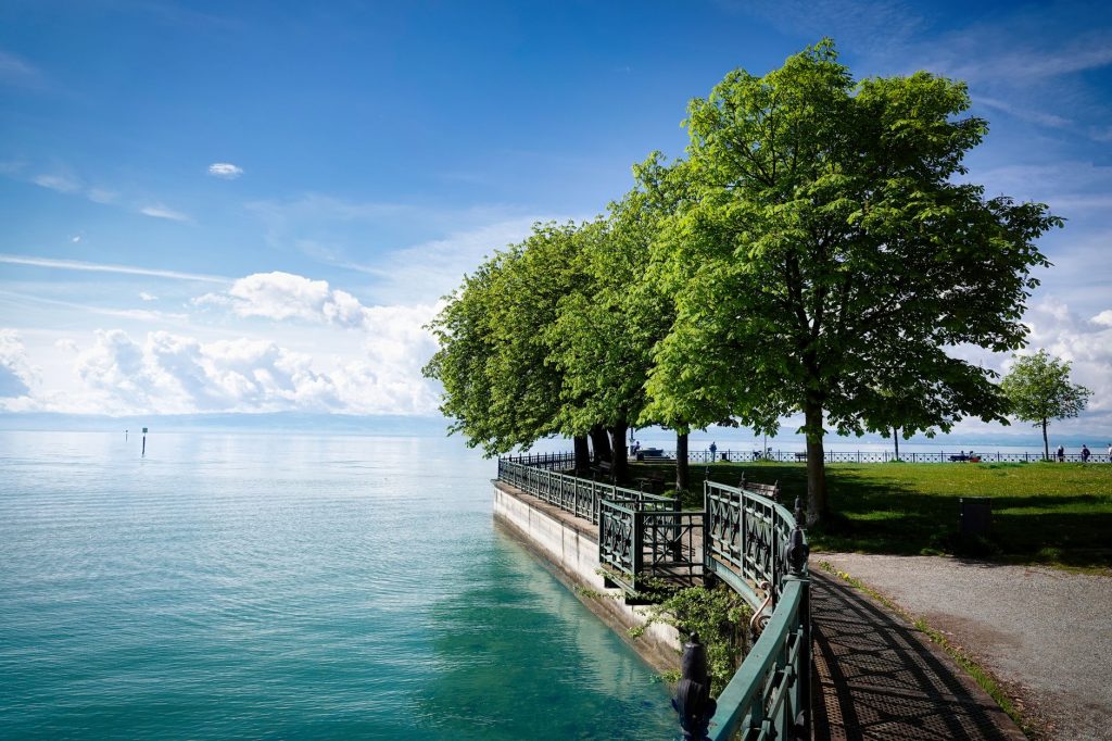 Tour du lac de Constance — piste cyclable lac de Constance vue