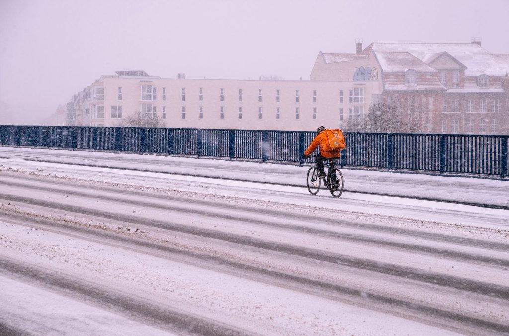 Meilleurs gants vélo hiver grand — gants de vélo hiver sur route enneigée