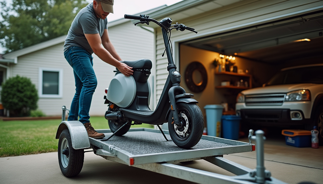 découvrez comment sangler un scooter sur une remorque, étape par étape : choix des sangles, points d’ancrage et conseils pour un transport sécurisé.